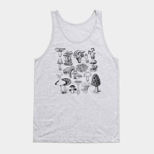 Mushroom Illustrations Tank Top